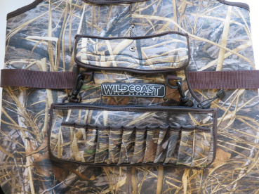 Camo Pouch on front of waders